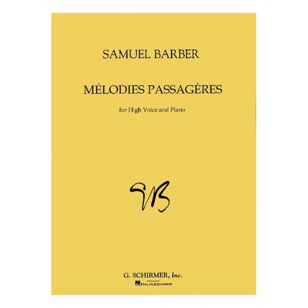 Samuel Barber: Melodies Passageres Op.27 (High Voice)