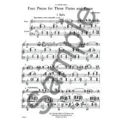 Louis Moyse: Four Pieces For Three Flutes And Piano