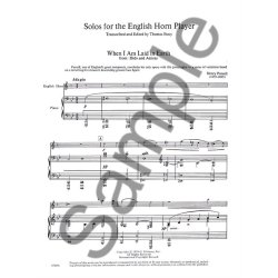 Solos For The English Horn Player (Cor Anglais)