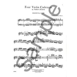 Nathan Milstein: Four Violin Cadenzas