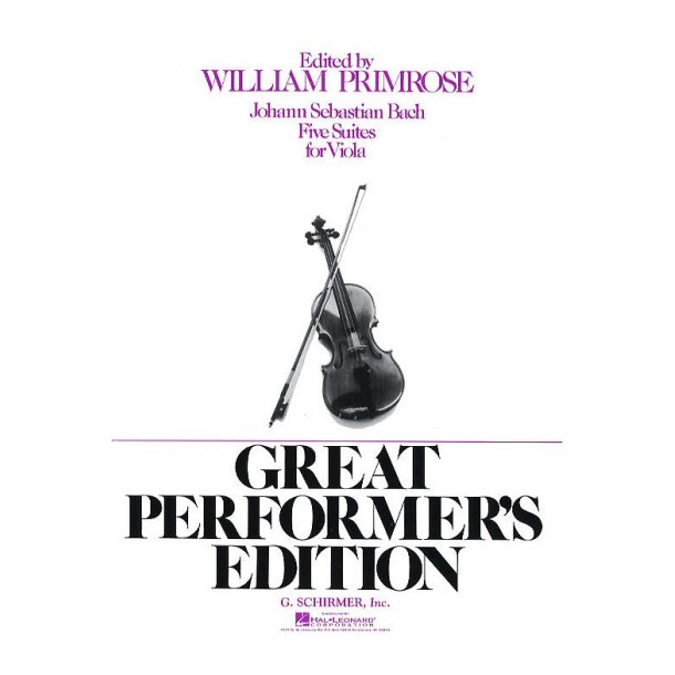 J.S. Bach: Five Suites For Viola