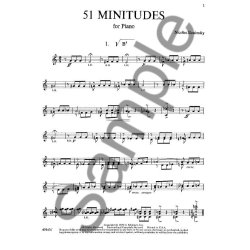 Nicolas Slonimsky: 51 Minitudes For Piano
