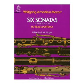 W.A. Mozart: Six Sonatas For Flute And Piano