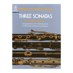 W. A. Mozart: Three Sonatas For Flute And Piano