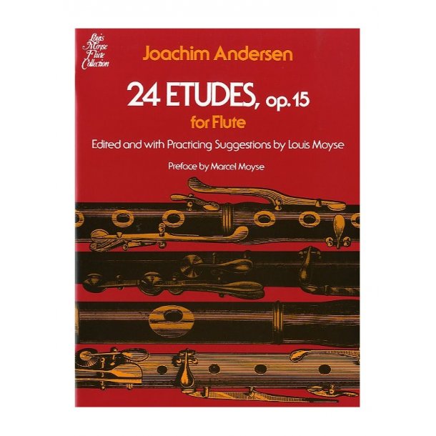 Joachim Andersen: 24 Etudes Op.15 For Flute