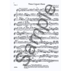 Freidrich Kuhlau: Three Concert Duos For Two Flutes Op.10