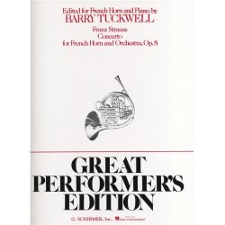 Franz Strauss: Concerto For French Horn And Orchestra Op.8 (Horn/Piano)