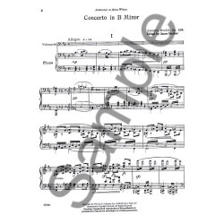 Antonin Dvorak: Cello Concerto In B Minor (Cello/Piano)