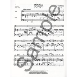 Franz Schubert: Sonata (Per Arpeggione) For Flute And Piano