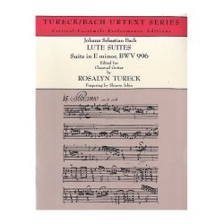 J.S. Bach: Suite In E Minor BWV 996 (Guitar)