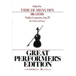 Johannes Brahms: Violin Concerto In D Op.77 (Violin/Piano)