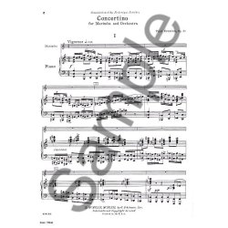 Paul Creston: Concertino For Marimba And Orchestra (With Piano Reduction)