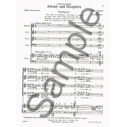 Samuel Barber: Anthony And Cleopatra (Vocal Score)