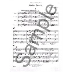 Samuel Barber: String Quartet Op.11 (Score)