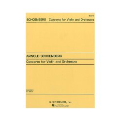 Arnold Schoenberg: Concerto For Violin And Orchestra (Score)