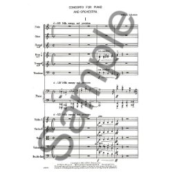 William Schuman: Concerto For Piano And Orchestra (Score)