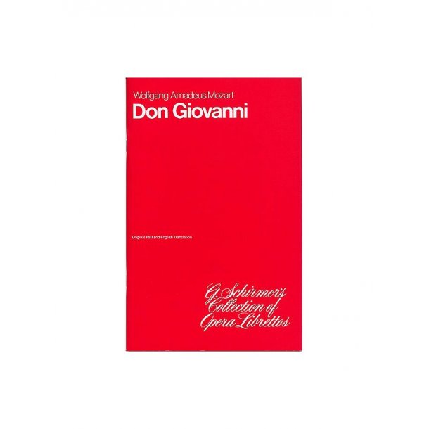 W.A. Mozart: Don Giovanni (Libretto)