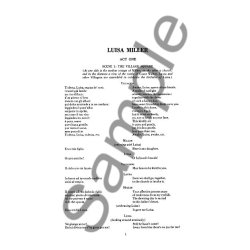 Giuseppe Verdi: Luisa Miller (Libretto)