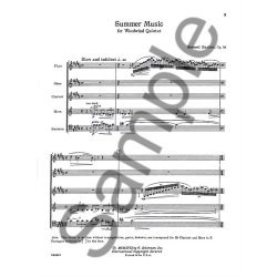 Samuel Barber: Summer Music For Woodwind Quintet