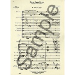 Ernst Krenek: 3 Short Pieces In The 12-Tone Technique (Clarinet Choir)