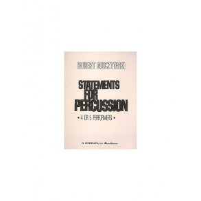 Robert Muczynski: Statements For Percussion (Score/Parts)