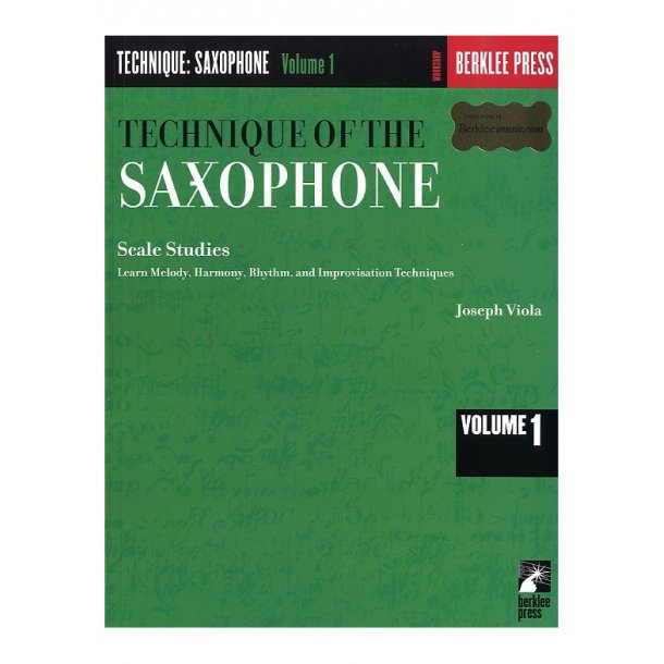 Technique Of The Saxophone Volume 1 - Scale Studies