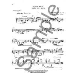 Miklos Rozsa: Sonata For Guitar Op.42