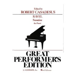 Maurice Ravel: Sonatine For Piano (Great Performer's Edition)