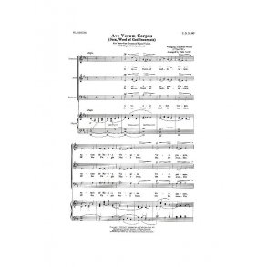 W.A. Mozart: Ave Verum Corpus (SAB)