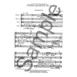 Elliott Carter: String Quartet No. 2 (Score)