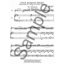 Four Russian Pieces For Violin And Piano