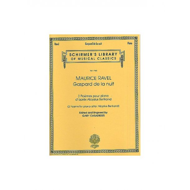 Maurice Ravel: Gaspard De La Nuit