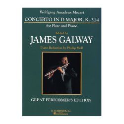 W.A. Mozart: Concerto In D Major, K. 314 For Flute And Piano Great Performer's Edition