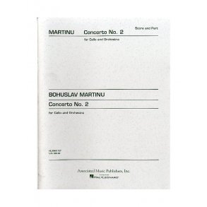 Bohuslav Martinu: Concerto No.2 For Cello And Orchestra (Cello/Piano)