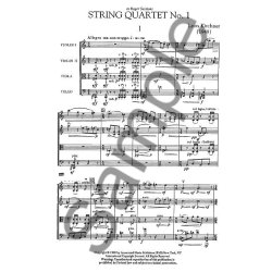Leon Kirchner: String Quartet No.1 (Study Score)