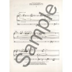 Karel Husa: Frammenti For Organ