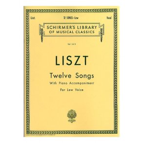 Franz Liszt: Twelve Songs (Low Voice)