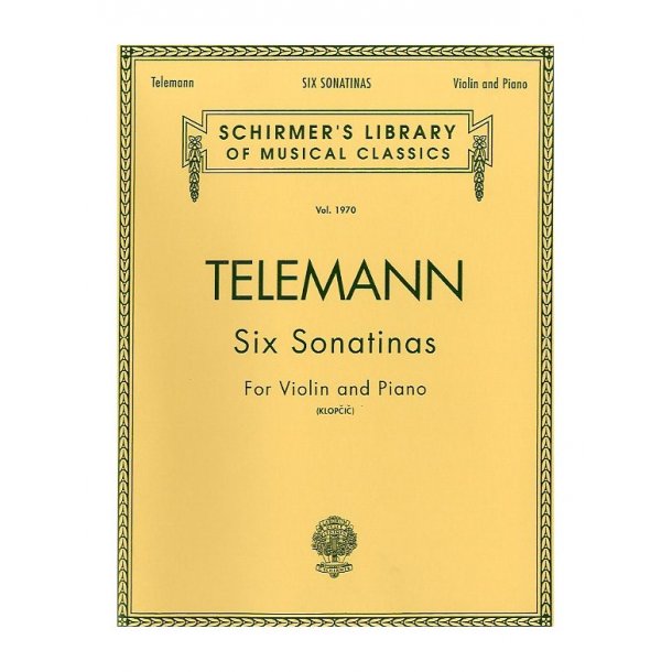Georg Philipp Telemann: Six Sonatinas For Violin And Piano