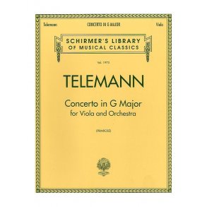 George Philipp Telemann: Concerto In G Major For Viola