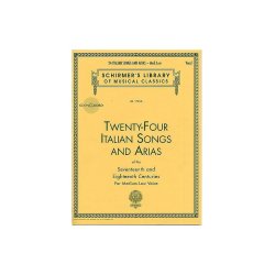 Twenty-Four Italian Songs And Arias Of The 17th And 18th Centuries - Medium Low Voice (Book/CD)