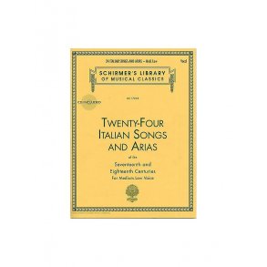 Twenty-Four Italian Songs And Arias Of The 17th And 18th Centuries - Medium Low Voice (Book/CD)