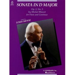 Michel Blavet: Sonata In D Major For Flute And Piano Op. 2 No. 5