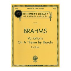 Johannes Brahms: Variations On A Theme Of Haydn For Piano