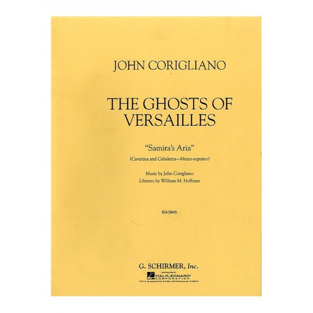 John Corigliano: Samira's Aria (Cavatina) From 'The Ghosts Of Versailles'