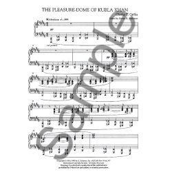 Charles T. Griffes: Pleasure Dome Of Kubla Khan (Piano Solo)