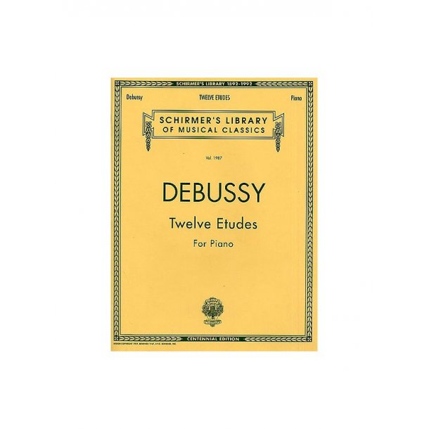 Claude Debussy: Twelve Etudes For Piano