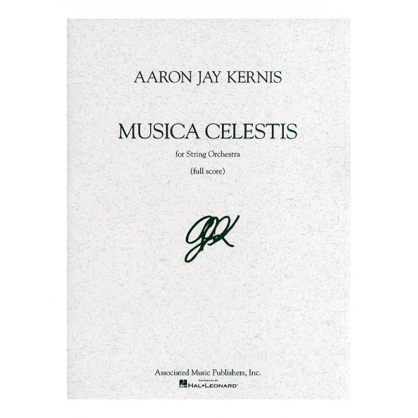 Aaron Jay Kernis: Musica Celestis (Full Score)