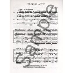 Peter Lieberson: String Quartet (Score/Parts)