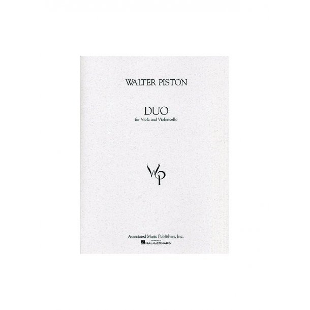 Walter Piston: Duo For Viola And Cello