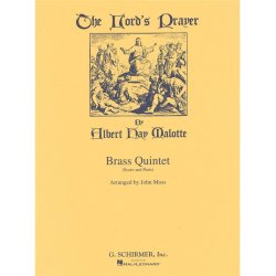 Albert Hay Malotte: The Lord's Prayer (Brass Quintet) - Score/Parts